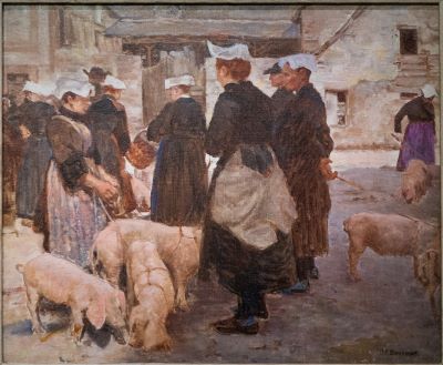 La France est le 3e producteur européen de porcs avec environ 9 500 élevages de plus de 300 porcs (99 % de la production française). La région Bretagne assure 57 % de la production porcine du pays.